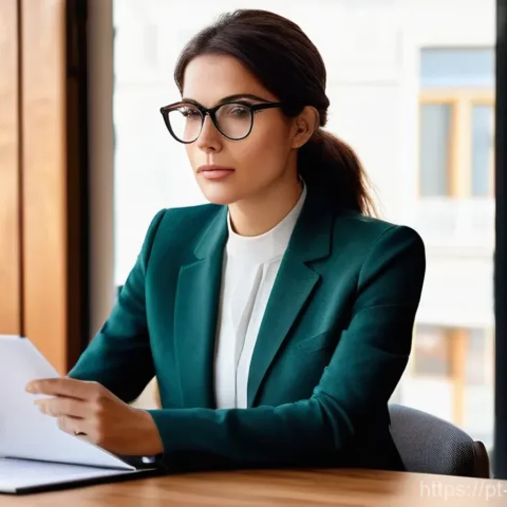 국제통역사 전문성 강화 방법 - **Prompt 1: Specialized Interpreter in a Modern Study**
    "A highly focused female interpreter, in...